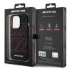 AMG AMHMP15X23SSPK iPhone 15 Pro Max 6.7 czarny/black hardcase Silicone Large Rhombuses Pattern MagSafe