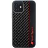 Audi Carbon Fiber Stripe iPhone 12/12 Pro 6.1 czarny/black hardcase AUS-TPUPCIP12P-R8/D1-BK