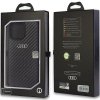 Audi Carbon Fiber iPhone 14 Pro 6.1 czarny/black hardcase AU-TPUPCIP14P-R8/D2-BK