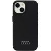 Audi Silicone Case iPhone 15 Plus / 14 Plus 6.7 czarny/black hardcase AU-LSRIP15M-Q3/D1-BK