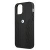 Etui BMW BMHCP12MRSPPK iPhone 12/12 Pro 6,1 czarny/black hardcase Leather Curve Perforate