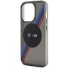 Etui BMW BMHMP14XHDTK iPhone 14 Pro Max 6,7 szary/grey hardcase Tricolor Stripes MagSafe