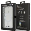 Etui BMW BMHMP14LHCRS iPhone 14 Pro 6.1 transparent hardcase Silver Ring MagSafe