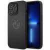 Etui BMW BMHCP13LREELK iPhone 13 Pro / 13 6.1 czarny/black hardcase Leather Emboss