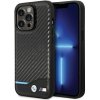 Etui BMW BMHCP13X22NBCK iPhone 13 Pro Max 6.7 czarny/black hardcase Leather Carbon