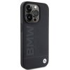 BMW BMHMP15LSLLBK iPhone 15 Pro 6.1 czarny/black MagSafe Leather Hot Stamp