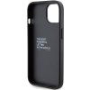 BMW BMHCP15SGSPCCK iPhone 15 / 14 / 13 6.1 czarny/black hardcase Grip Stand Smooth & Carbon