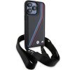 BMW BMHCP15L23PSVTK iPhone 15 Pro 6.1 czarny/black hardcase M Edition Carbon Tricolor Lines & Strap
