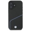BMW BMHMP16S23RDCLK iPhone 16 6.1       czarny/black hardcase Sign Leather Textured And Line MagSafe
