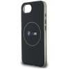 Etui BMW IML Metal White Circle MagSafe  do iPhone 16e czarny