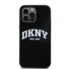 DKNY DKHMP14XSNYACH iPhone 14 Pro Max 6.7 czarny/black hardcase Liquid Silicone White Printed Logo MagSafe