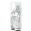 DKNY DKHCP15SLBNAET iPhone 15 / 14 / 13 6.1 biały/white hardcase Liquid Glitter Big Logo