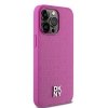 DKNY DKHMP15XPSHRPSP iPhone 15 Pro Max6.7 różowy/pink hardcase Leather Monogram Pattern Metal Logo MagSafe