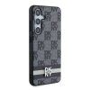 DKNY DKHCS24SPCPTSSK S24 S921czarny/black hardcase Leather Checkered Mono Pattern & Printed Stripes