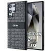DKNY DKHCS24LPRTHSLK S24 Ultra S928 czarny/black hardcase Leather Mono Stripe & Metal Logo