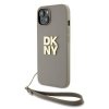 DKNY DKHCP15MPBSWSE iPhone 15 Plus 6.7beżowy/beige hardcase Wrist Strap Stock Logo
