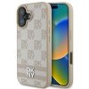 DKNY DKHCP16SPCPTSSP iPhone 16 6.1różowy/pink hardcase Checkered Pattern & Printed Stripes