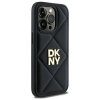 DKNY DKHCP14LPQDSLK iPhone 14 Pro 6.1   czarny/black Quilted Stack Logo