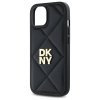 DKNY DKHCP15SPQDSLK iPhone 15 6.1       czarny/black Quilted Stack Logo