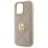 DKNY DKHCP14XPQDSLE iPhone 14 Pro Max    6.7 beżowy/beige Quilted Stack Logo