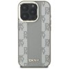 Etui DKNY Checkered Pattern Magsafe do   iPhone 16 Pro Max beżowy
