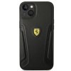 Ferrari FEHCP14MRBUK iPhone 14 Plus / 15 Plus 6.7 czarny/black hardcase Leather Stamp Sides