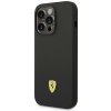 Ferrari FEHCP14LSIBBK iPhone 14 Pro 6,1 czarny/black hardcase Silicone Metal Logo