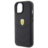 Ferrari FEHCP15SRDUK iPhone 15 / 14 / 13 6.1 czarny/black hardcase Quilted Metal Logo