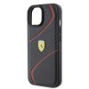 Ferrari FEHCP15SPTWK iPhone 15 / 14 / 13 6.1 czarny/black hardcase Twist Metal Logo