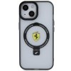 Ferrari FEHMP15SUSCAH iPhone 15 / 14 / 13 6.1 transparent hardcase Ring Stand 2023 Collection MagSafe
