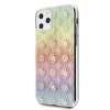 Guess GUHCN58PEOML iPhone 11 Pro multicolor hard case Iridescent 4G Peony