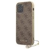 Guess GUHCP12MGF4GBR iPhone 12/12 Pro 6,1 brązowy/brown hardcase 4G Charms Collection