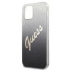 Guess GUHCP12MPCUGLSBK iPhone 12/12 Pro 6,1 czarny/black hardcase Glitter Gradient Script
