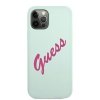 Guess GUHCP12LLSVSBF iPhone 12 Pro Max6,7 niebieski fuksja/blue fuschia hardcase Silicone Vintage