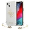 Guess GUHCP13SKS4GGO iPhone 13 mini 5,4 Transparent hardcase 4G Gold Charms Collection