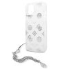 Guess GUHCP13SKSPESI iPhone 13 mini 5,4 srebrny/silver hardcase Peony Chain Collection