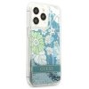Guess GUHCP13XLFLSN iPhone 13 Pro Max 6,7 zielony/green hardcase Flower Liquid Glitter