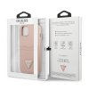 Guess GUHCP13SPSATPP iPhone 13 mini 5,4różowy/pink hardcase SaffianoTriangle Logo Cardslot
