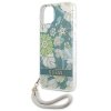 Guess GUHCP13SHFLSN iPhone 13 mini 5,4 zielony/green hardcase Flower Strap