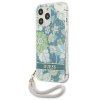 Guess GUHCP13XHFLSN iPhone 13 Pro Max 6,7 zielony/green hardcase Flower Strap