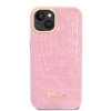 Guess GUHCP14SHGCRHP iPhone 14 / 15 / 13 6.1 różowy/pink hardcase Croco Collection