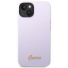 Guess GUHCP14SSLSMU iPhone 14 / 15 / 13 6.1 fioletowy/purple hard case Silicone Vintage Gold Logo