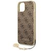 Guess GUHCP14MGF4GBR iPhone 14 Plus / 15 Plus 6.7 brązowy/brown hardcase 4G Charms Collection