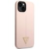 Guess GUHCP14MSLTGP iPhone 14 Plus / 15 Plus 6.7 różowy/pink hardcase Silicone Triangle