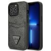 Guess GUHCP13LP4TPK iPhone 13 Pro / 13 6,1 czarny/black hardcase 4G Triangle Logo Cardslot