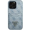 Guess GUHCP13LP4TPB iPhone 13 Pro / 13 6,1 niebieski/blue hardcase 4G Triangle Logo Cardslot