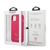 Guess GUHCP13SPS4MF iPhone 13 mini 5,4 różowy/pink hardcase Saffiano 4G Small Metal Logo