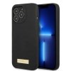 Guess GUHMP13XSPLK iPhone 13 Pro Max 6,7 czarny/black hard case Silicone Logo Plate MagSafe