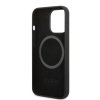 Guess GUHMP13XSPLK iPhone 13 Pro Max 6,7 czarny/black hard case Silicone Logo Plate MagSafe