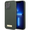 Guess GUHMP13LSPLA iPhone 13 Pro / 13 6,1 zielony/khaki hard case Silicone Logo Plate MagSafe